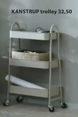 Jysk KANSTRUP trolley aanbieding