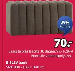 Jysk BISLEV bank aanbieding