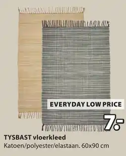 Jysk TYSBAST vloerkleed aanbieding
