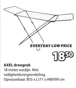 Jysk AXEL droogrek aanbieding