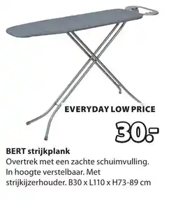 Jysk BERT strijkplank aanbieding