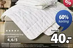 Jysk KNUTSEGGEN synthetisch dekbed aanbieding