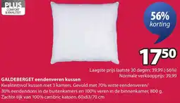 Jysk GALDEBERGET eendenveren kussen aanbieding
