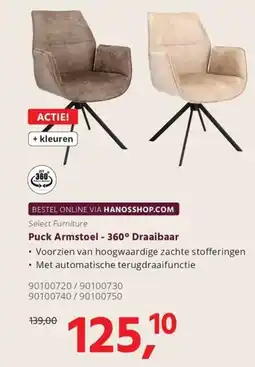 HANOS Puck Armstoel - 360° Draaibaar aanbieding