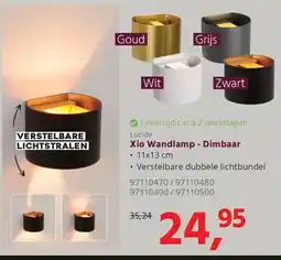 HANOS Xio Wandlamp - Dimbaar aanbieding