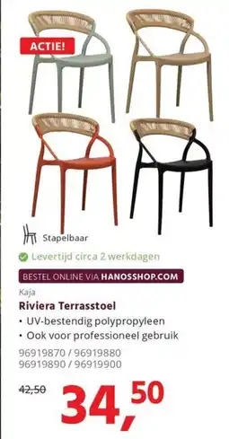 HANOS Riviera Terrasstoel aanbieding