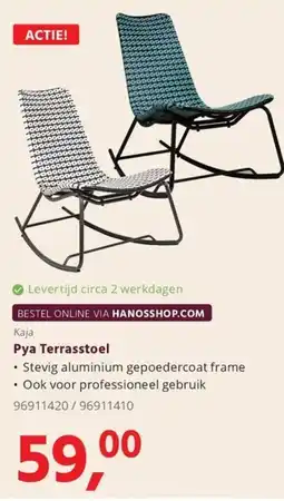 HANOS Pya Terrasstoel aanbieding