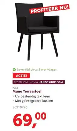 HANOS Muno Terrasstoel aanbieding