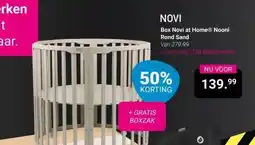 Van Asten BabySuperstore NOVI Box Novi at HomeⓇ Nooni Rond Sand aanbieding