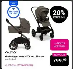 Van Asten BabySuperstore Kinderwagen Nuna MIXX Next Thunder aanbieding