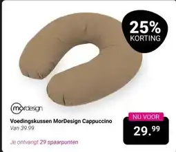 Van Asten BabySuperstore Voedingskussen MorDesign Cappuccino Van 39.99 aanbieding