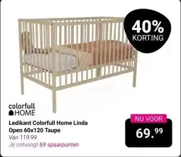 Van Asten BabySuperstore colorfull HOME Ledikant Colorfull Home Linda aanbieding