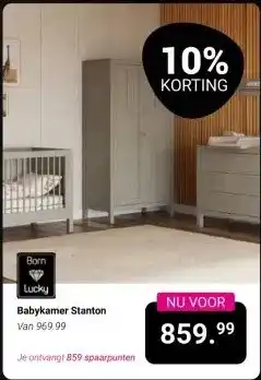 Van Asten BabySuperstore Babykamer Stanton aanbieding