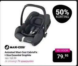 Van Asten BabySuperstore Autostoel Maxi-Cosi CabrioFix I-Size Essential Graphite aanbieding