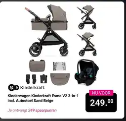 Van Asten BabySuperstore Kinderwagen Kinderkraft Esme V2 3-in-1 aanbieding