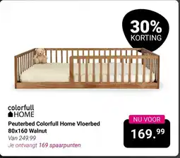 Van Asten BabySuperstore Peuterbed Colorfull Home Vloerbed aanbieding