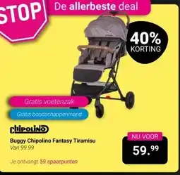 Van Asten BabySuperstore Buggy Chipolino Fantasy Tiramisu aanbieding