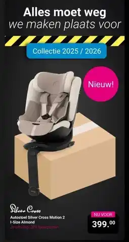 Van Asten BabySuperstore Autostoel Silver Cross Motion 2 I-Size Almond aanbieding