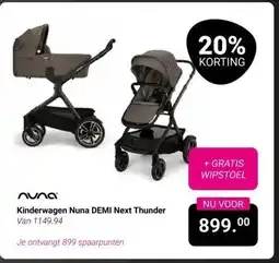 Van Asten BabySuperstore Kinderwagen Nuna DEMI Next Thunder aanbieding