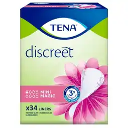 Trekpleister Tena Lady Discreet Mini Magic Inlegkruisjes aanbieding