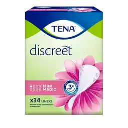 Trekpleister Tena Lady Discreet Mini Magic Inlegkruisjes aanbieding