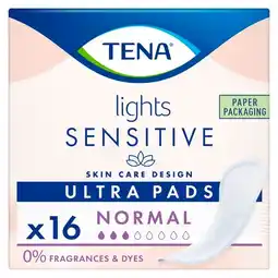 Trekpleister Tena Lights Sensitive Normal Verbanden aanbieding