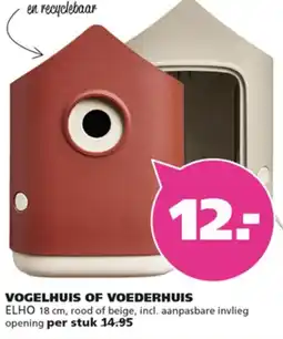 Ranzijn Vogelhuis of Voederhuis aanbieding