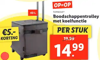 Lidl Boodschappentrolley met koelfunctie aanbieding