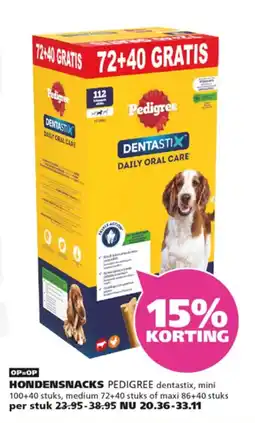 Ranzijn Hondensnacks Pedigree aanbieding