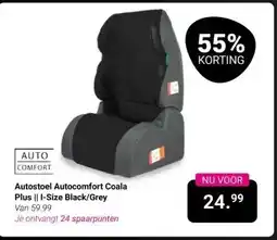 Van Asten BabySuperstore Autostoel Autocomfort Coala Plus || I-Size Black/Grey aanbieding