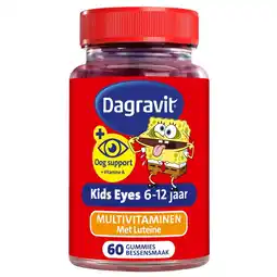 Kruidvat Dagravit Kids Eyes 6-12 Jaar Multivitaminen Gummies aanbieding