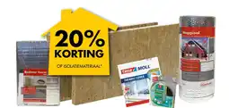 Bouwhof Op Isolatiemateriaal aanbieding