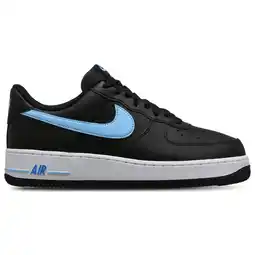 Foot Locker Nike Air Force Sneakers Heren - Zwart - Maat 45 - Leer aanbieding