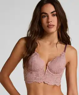 Hunkemoller Hunkemöller Voorgevormde longline beugel bh Essie Paars aanbieding
