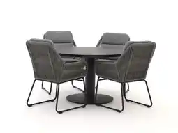 Kees Smit Intenso Isorella/La Fonte ø 120cm dining tuinset 5-delig aanbieding