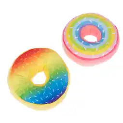 Zooplus Hondenspeelgoed Squeaky Donuts Set - Set van 2: Ø 14 cm aanbieding