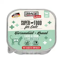 Zooplus 16x 100g MAC's Vetcare Katten Nierendieet / Renal Zalm & Kip Kattenvoer nat aanbieding