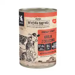 Zooplus Voordeelpak: 24x400g Wiejska Zagroda Cat Kitten konijn met kalfsvlees natvoer voor katten aanbieding
