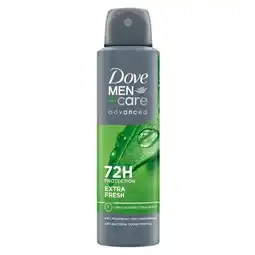 Trekpleister Dove Men+Care Extra Fresh Antitranspirant Spray aanbieding