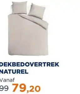 TotaalBED Dekbedovertrek Noa Naturel 140 x 200/220 cm aanbieding