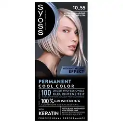 Trekpleister SYOSS Blond Cool Blonds 10-55 Ultra Platinum Blond Haarverf aanbieding