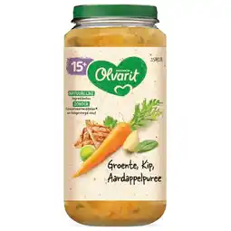 Trekpleister Olvarit 15+M Groenten, Kip, Aardappelpuree Maaltijdpotje aanbieding