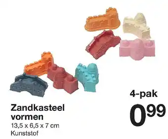 Zeeman Zandkasteel vormen aanbieding