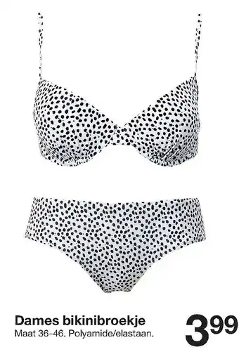 Zeeman Dames bikinibroekje aanbieding