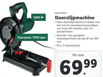 Lidl Doorslijpmachine aanbieding