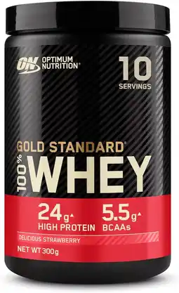 Joybuy Optimum Nutrition Gold Standard 100% Whey Proteïne, Heerlijke Aardbei 300 gram (10 porties) aanbieding