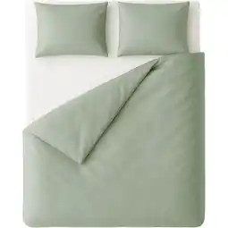 Albert Heijn Ten Cate Dekbedovertrek 240x200/220 - groen aanbieding