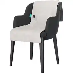 Albert Heijn Sinji Heating chair blanket teddy cream aanbieding