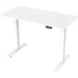 Albert Heijn Brixy Zit sta bureau elektrisch wit 120x60cm aanbieding