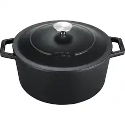 Albert Heijn Lifegoods Cast iron rasserole 26cm 5,7 liter zwart aanbieding